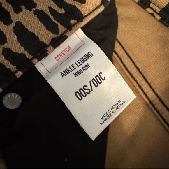 Express cheetah print crop jeans - Picture 3 of 4